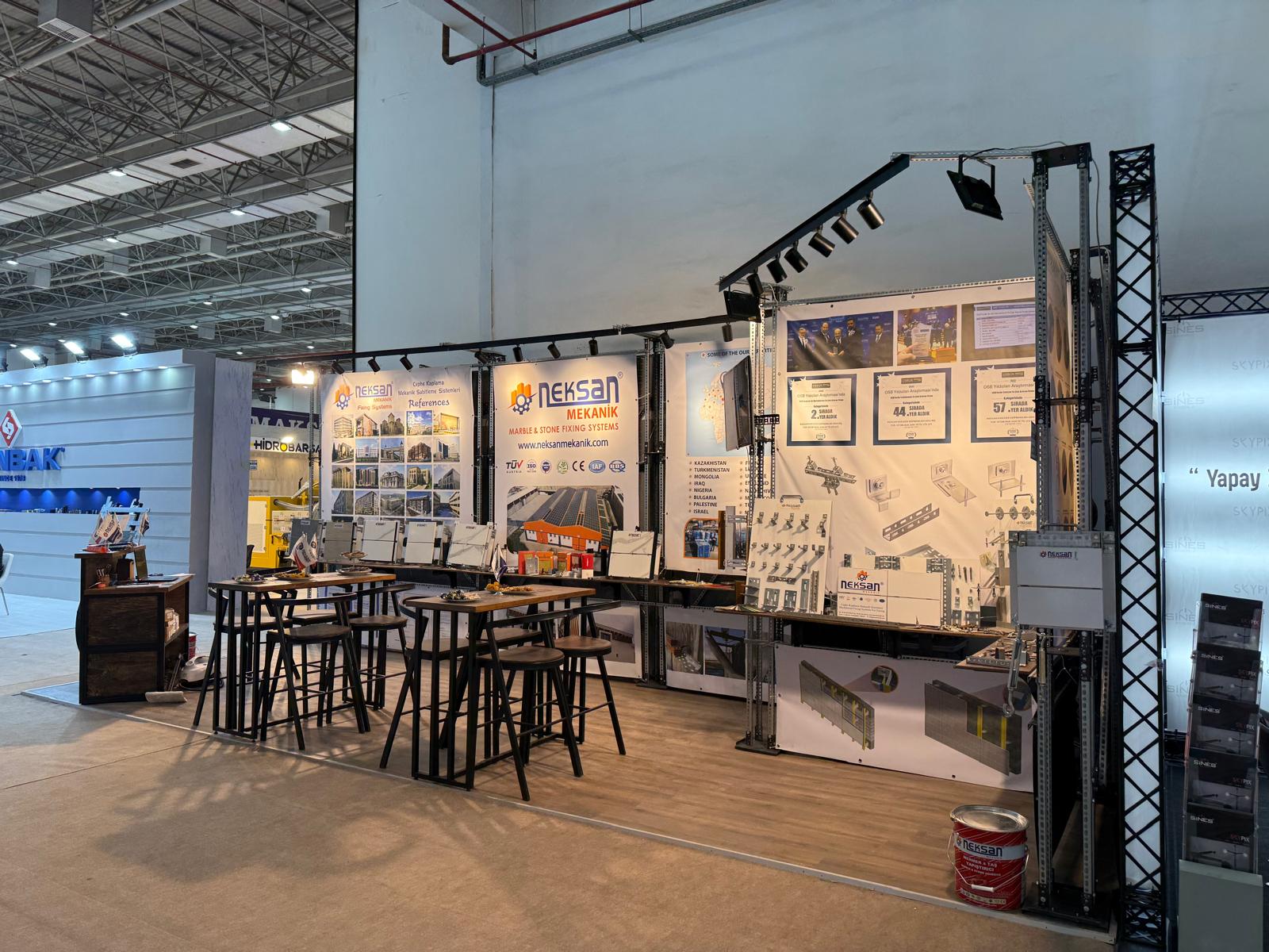 30.Marble İzmir Uluslararası Doğal Taş ve Teknolojileri Fuarına Katıldık