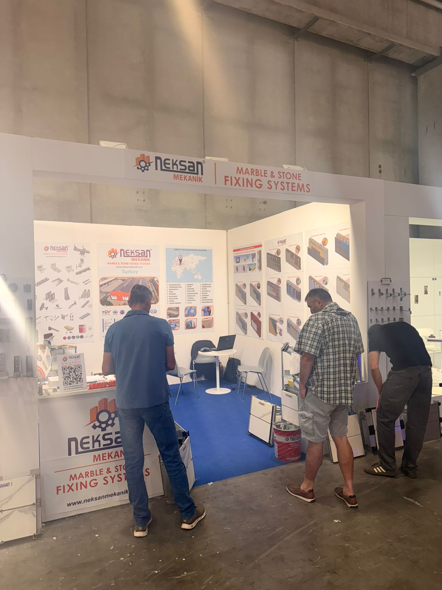 Marmo Mac 2025 fuarında yerimizi aldık.