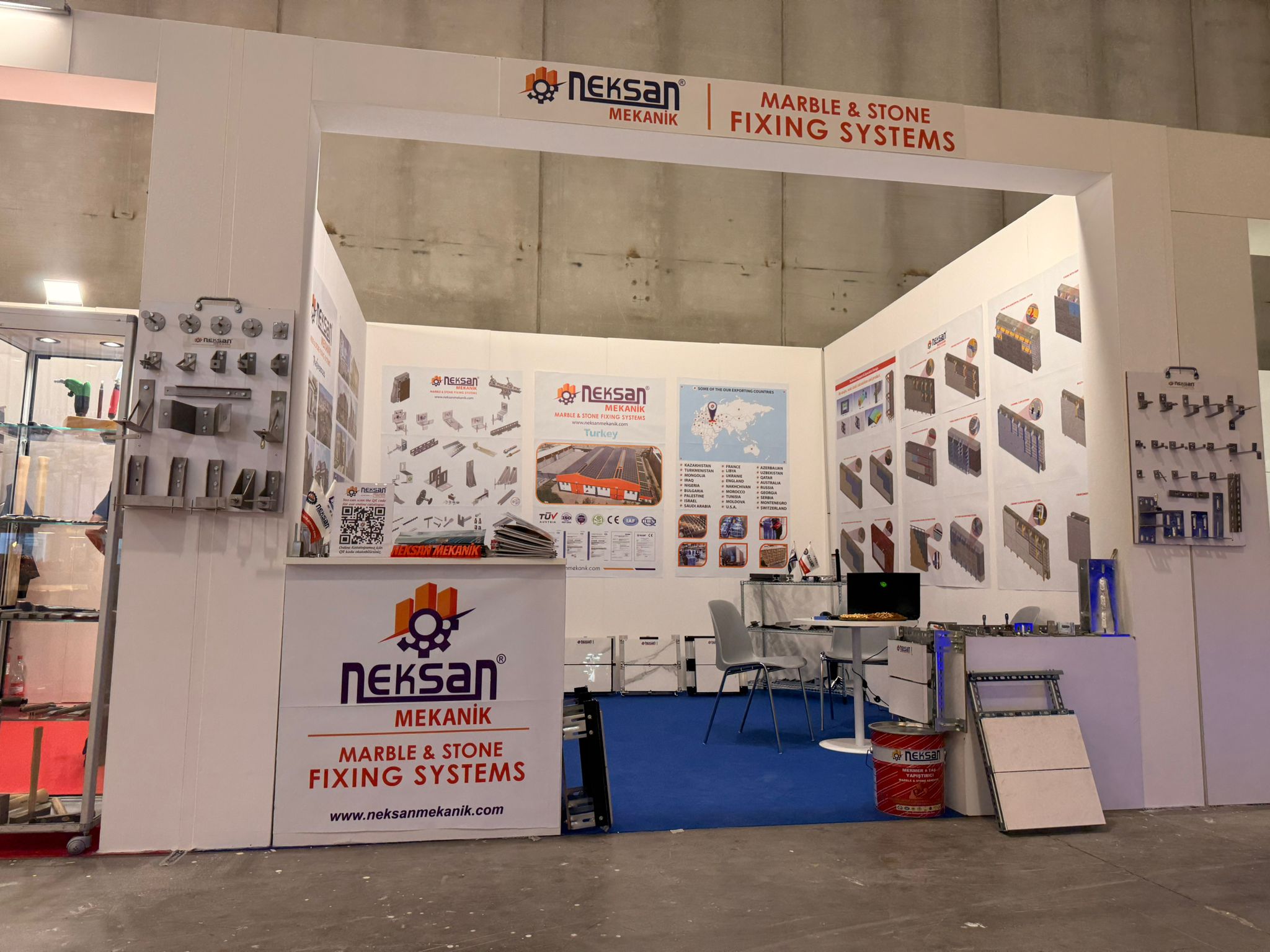 Marmo Mac 2025 fuarında yerimizi aldık.