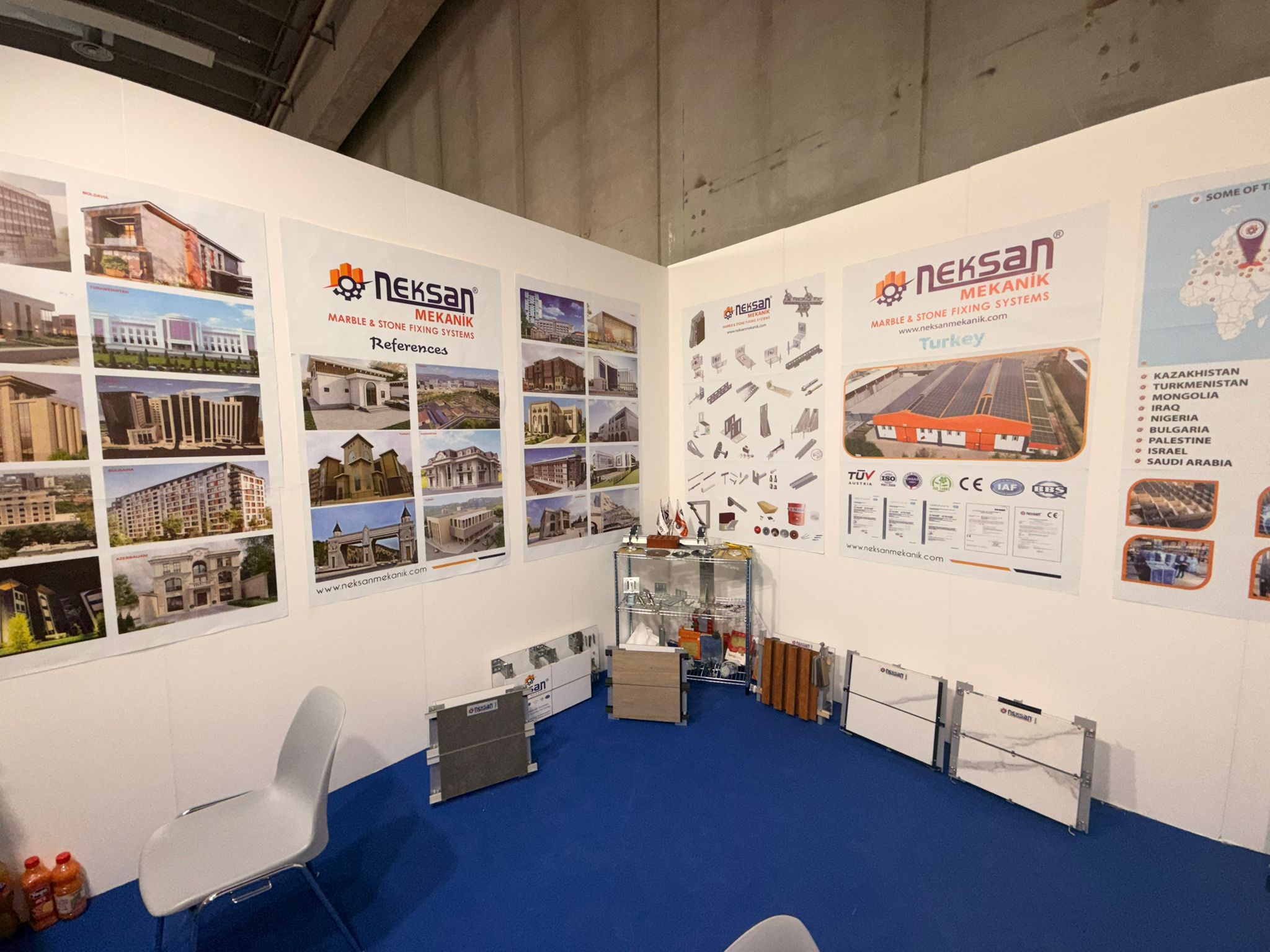 Marmo Mac 2025 fuarında yerimizi aldık.