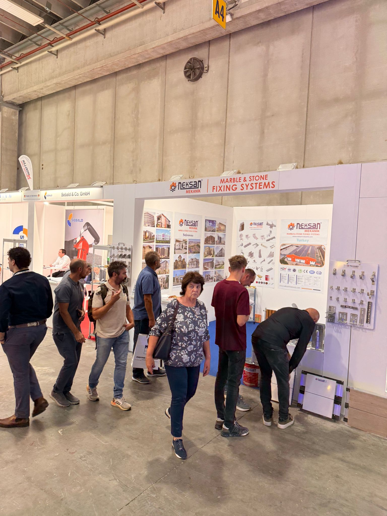 Marmo Mac 2025 fuarında yerimizi aldık.