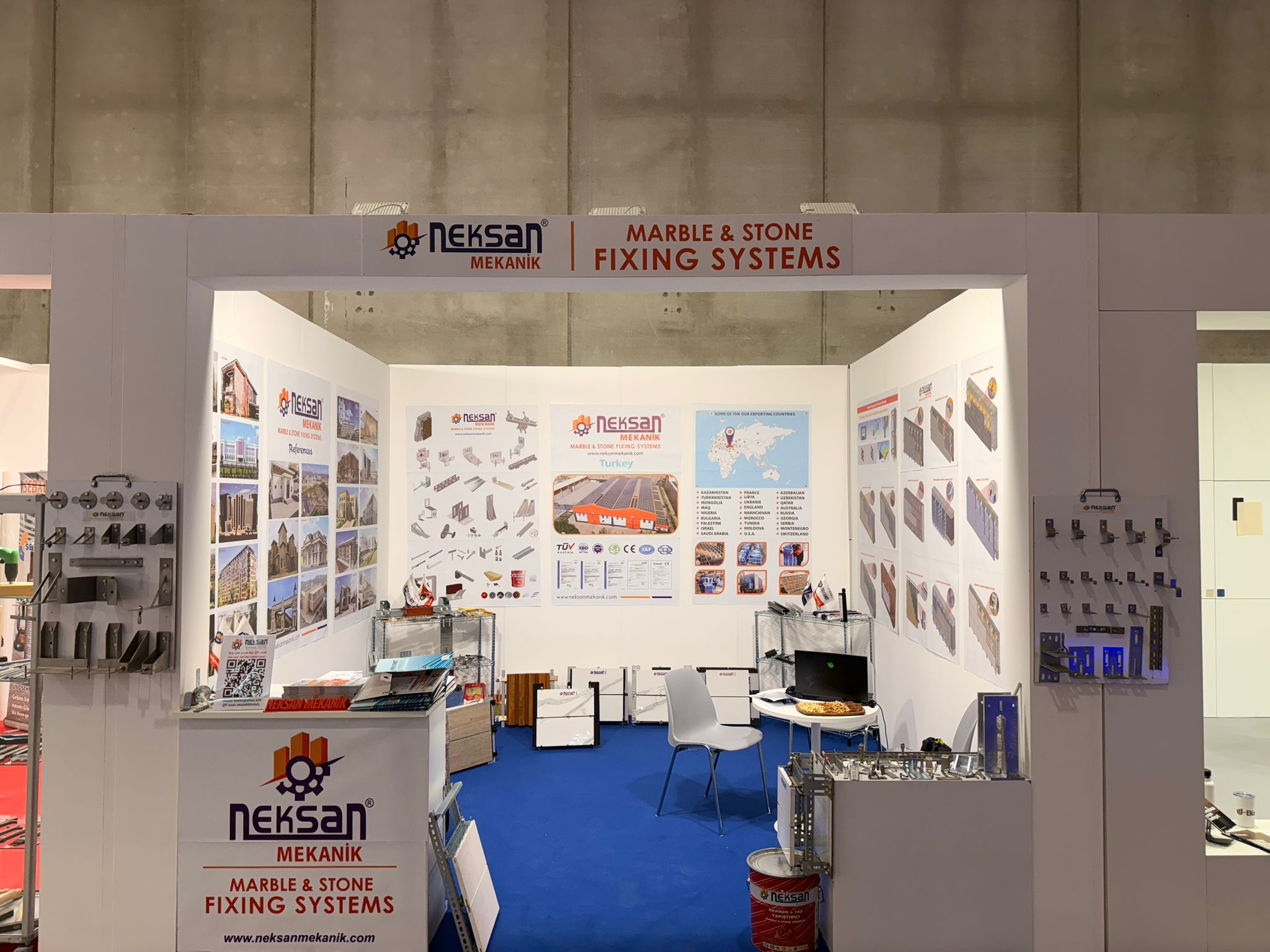 Marmo Mac 2025 fuarında yerimizi aldık.